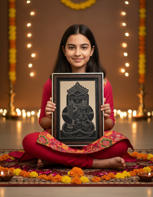 Ganesh Janani( slate art)