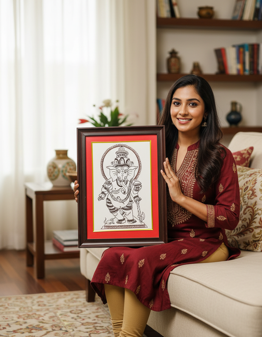 Ganesha ( copper wire)