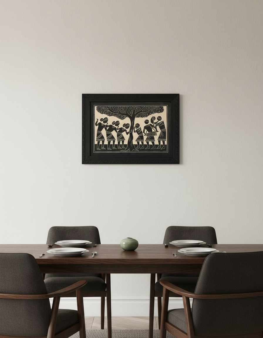 Tribal Dance (Slate Art)