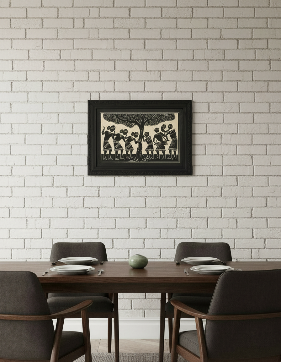 Tribal Dance (Slate Art)