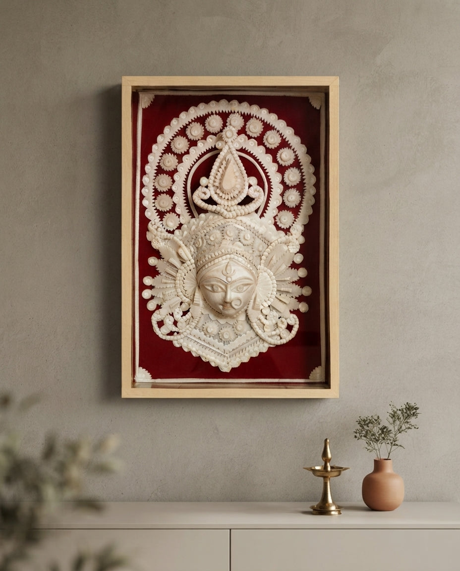Shola Faced Maa Durga