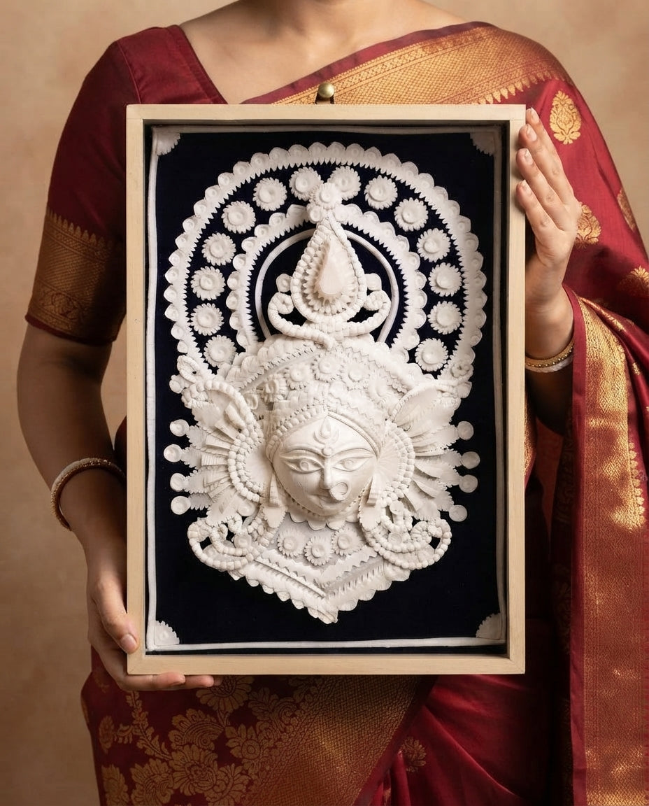 Shola Faced Maa Durga