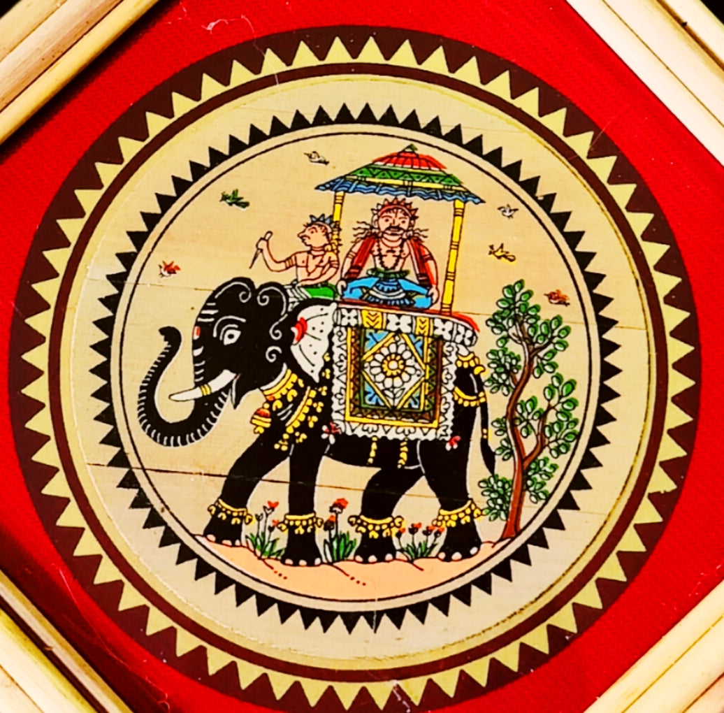 Raghurajpur Patachitra ( Elephant king)