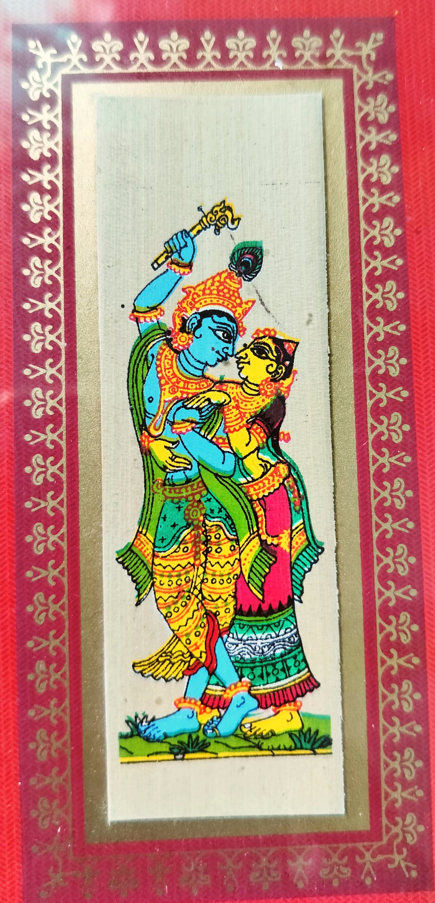 Raghurajpur Patachitra (krishna radha)