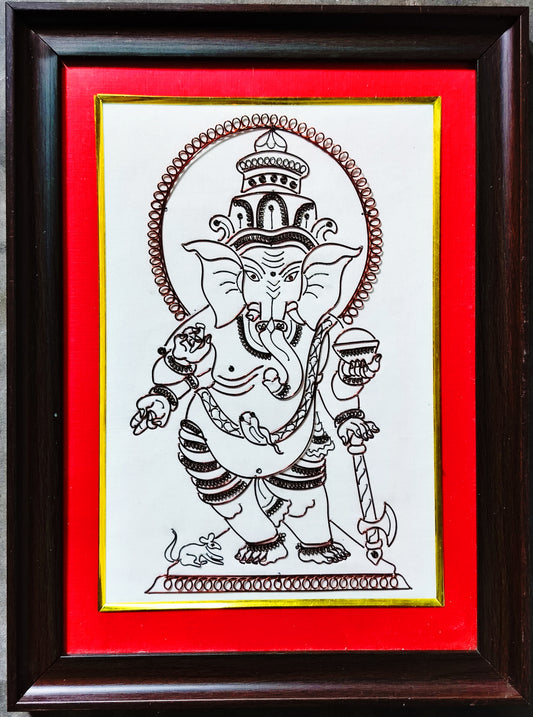 Ganesha ( copper wire)
